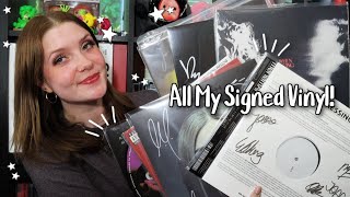 ✨My Autographed Vinyl Record Collection✨ [upl. by Nawed]