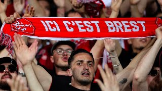 Ligue des champions  Les supporters du Stade brestois prêts à vibrer [upl. by Haelak940]