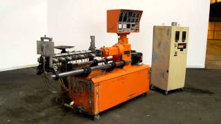 Used Leistritz 34mm CoRotating Twin Screw Extruder Model LSM3034 GL  Stock 43148001 [upl. by Cida]