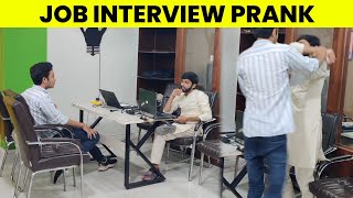 Giving Job Interview Prank  Crazy Entertainment [upl. by Merriman]