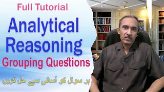 Analytical Reasoning  Solving Grouping questions on the NTS GAT SBP MPhil PhD employment tests [upl. by Verbenia]