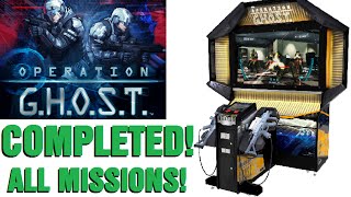 SEGA Operation GHOST ARCADE COMPLETED ALL MISSIONS [upl. by Noevart]