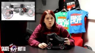 Riedell R3 Roller Derby Speed Skate  Black  Skatehut [upl. by Magnien]