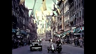 Unseen Footage Munich City 1939  Germany before WW2 Colorized [upl. by Acilgna]