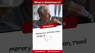 What is Alzheimers disease alzheimer alzheimers alzheimerawareness mentalhealth [upl. by Yhtrod]