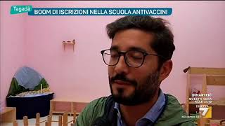 Boom di iscrizioni nella scuola antivaccini [upl. by Odrick]