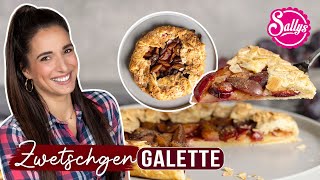 Saftige Zwetschgen Galette ein schneller Herbstgenuss [upl. by Emaj]