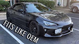 How to Make the 2017 Front Bumper Fit on a 20132016 FRS [upl. by Nohtanoj]