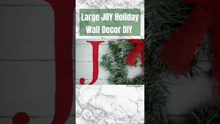 🎄Grab Dollar Tree Items to Make a LARGE Holiday Wall Decor dollartreediy shesocraftdee shorts [upl. by Stoecker]