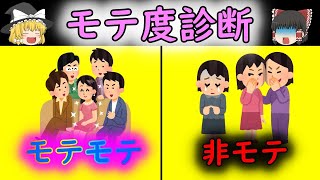 【ゆっくり解説】心理テストを使ってモテ度診断10選！今のあなたは異性にどれくらいモテている？《恋愛心理テスト》 [upl. by Malissia]