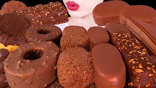 ASMR MUKBANG｜CHOCOLATE PARTY GODIVA ICE CREAM MOCHI MALTESERS TICO 편의점 초콜릿 디저트 먹방 EATING SOUNDS [upl. by Tarrsus705]