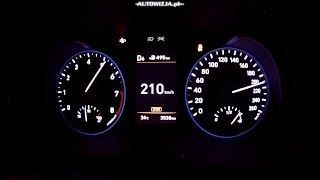 Hyundai Kona 16 TGDI 177 acceleration 0100 kmh 0200 kmh 0400 m [upl. by Slade643]