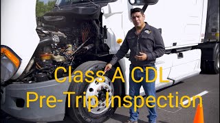 Class A CDL PreTrip Inspection [upl. by Lenoil]