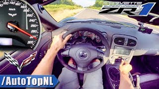 Corvette ZR1 62 V8 SUPERCHARGED 300kmh AUTOBAHN NO SPEED LIMIT POV by AutoTopNL [upl. by Wiltz188]