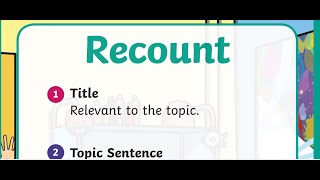 Hodder Cambridge English Year 2 How to Write a Recount [upl. by Almena]