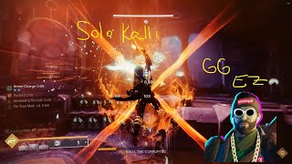 Easy Solo Kalli Hunter Season of the Wish  Destiny 2 [upl. by Yrokcaz]