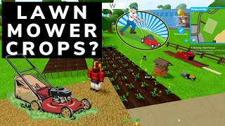 🌾WHICH CROPS YOU CAN HARVEST WITH LAWN MOWER🌾 Welcome to Farmtown 2 [upl. by Tija366]