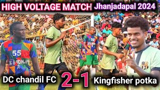 DC chandil VS Kingfisher potka ll HIGH VOLTAGE GAME ll atjhanjadapal 2024 [upl. by Pontius]