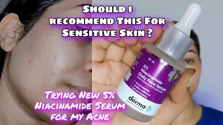 Review New The Derma Co 5 Niacinamide SerumSkincare Product For Oily Acne Prone Skin oilyskincare [upl. by Cornelia440]