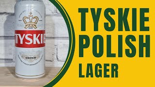 FUN FRIDAY Tyskie Beer Review [upl. by Nolubez222]