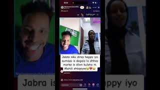 Jabra oo isku diray happy hilwa iyo sumayo qurux live dhaxdiisa [upl. by Nosidam347]