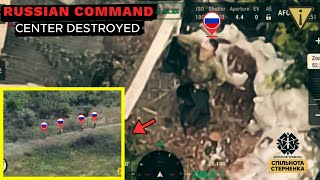 Ukrainian Forces SOLO Drone Outsmarts Russian Drone Jammers  Crushes Command Hub  Four IFVs Down [upl. by Ahsilram]