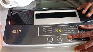 washing machine full demoLg Fully Automatic 7Kg Top Load Washing MachineInstallation Demo LG [upl. by Jews]