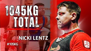 Nicki Lentz  2nd Place 1045Kg Total 105Kg  IPF World Powerlifting Championship 2024 [upl. by Nickolas]