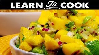 How to Make Mango Avocado Salsa [upl. by Archy]