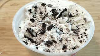 HELADO DE GALLETAS OREO 3 INGREDIENTES [upl. by Nordgren197]