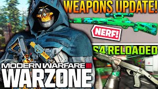 WARZONE The New WEAPONS UPDATE Season 4 Reloaded META UPDATE [upl. by Heinrike]