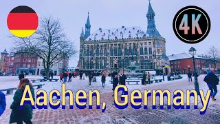 Aachen Germany Tour in Aachen NRW in Deutschland 4k [upl. by Manvel]