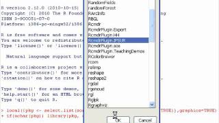 R Commander IPSUR  Start R Commander with Plugin IPSUR [upl. by Essie]