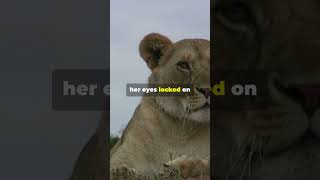 Maasai Mara The Thrilling 60 Second Hunt Of A Lion maasaimara lion [upl. by Mortie]