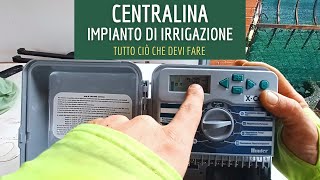 Centralina per impianto di irrigazione guida pratica a installazione e programmazione [upl. by Oramug]