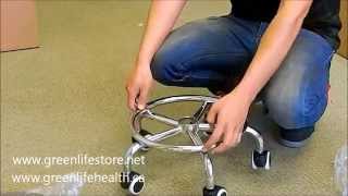 How to assemblebuild a rolling stool [upl. by Nuahsyar266]