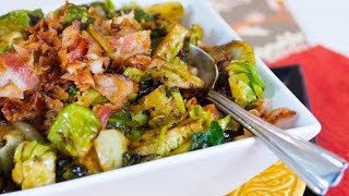 Christmas Recipes  Brussel Sprouts with Bacon [upl. by Egoreg551]