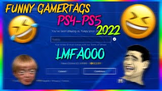 🤣FUNNY PSN GAMERTAGS NOT TAKEN 2022 PS4 PS5 [upl. by Leahciam]