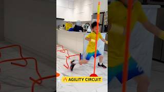 AGILITY CIRCUIT AT HOME 🔥 SPEED TRAINING ⚡️ NEXT LEVEL shorts speedandagility exerciseathome [upl. by Weitman]