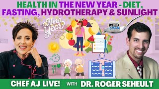 Health in the New Year with Roger Seheult MD of MedCram  Diet Fasting Hydrotherapy amp Sunlight [upl. by Atterol901]