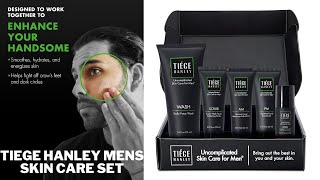 Tiege Hanley Mens Skin Care Set  Advanced Skin Care Routine for Men  Mens Skincare Set HANDSOME [upl. by Flossi]