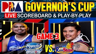 MAGNOLIA VS RAIN OR SHINE GAME 3  PBA LIVE PLAYBYPLAY REACTION [upl. by Kesia]