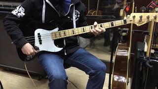 Fender Geddy Lee Jazz Bass Япония Demo sound [upl. by Nalac]