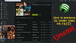 2021 How to download ALL Spotify tracks at once directly to MP3 [upl. by Nirtak44]