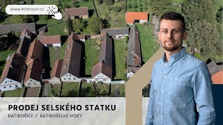 VIDEOPROHLÍDKA  Prodej selského statku s pozemky  Ratibořice 7 Ratibořické hory  Petr Tichý [upl. by Nnanaej]