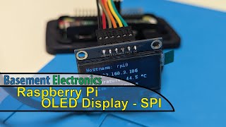 Raspberry Pi  OLED Display using SPI [upl. by Bilac349]