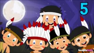 Dieci piccoli indiani  Filastrocche per bambini by HooplaKidz Italiano [upl. by Eilhsa391]