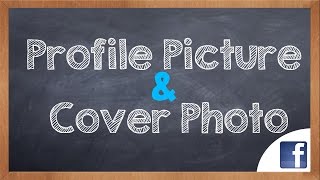 How to change Profile Picture and Cover Photo on Facebook [upl. by Kristofor]