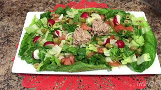 أسرار إضافة المكونات المميزة إلى سلطة المغربية  Salad from garden to plate  Salade marocaine [upl. by Ennasirk159]