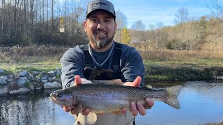 Hiawassee Georgia Trout Fishing Part 1 [upl. by Gian856]